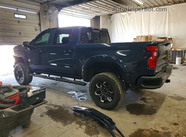 3GCUYEED5KG148436 2019 CHEVROLET SILVERADO Blue Rear left