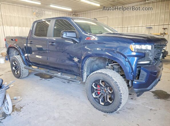 3GCUYEED5KG148436 2019 CHEVROLET SILVERADO Blue Front right