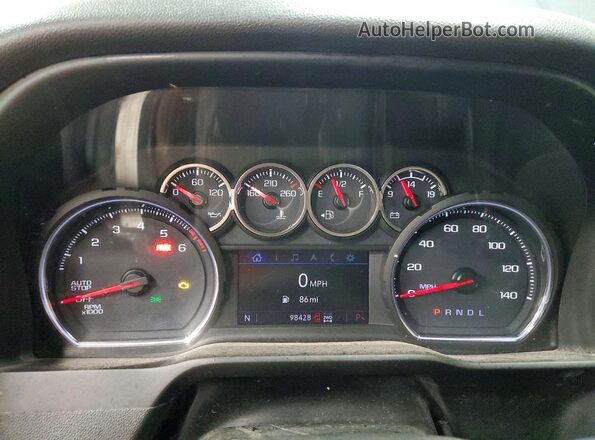 3GCUYEED5LG221046 2020 CHEVROLET SILVERADO Charcoal Vista del cuadro de instrumentos