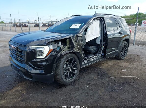 3GKALMEG2TL170655 2026 GMC TERRAIN Black წინა მარცხენა ხედი სამი მეოთხედიდან