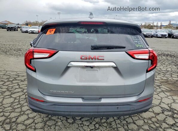 3GKALMEG3RL345424 2024 GMC TERRAIN Silver Հետևի տեսք