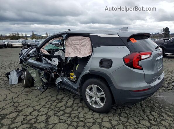 3GKALMEG3RL345424 2024 GMC TERRAIN Silver Հետևի ձախ