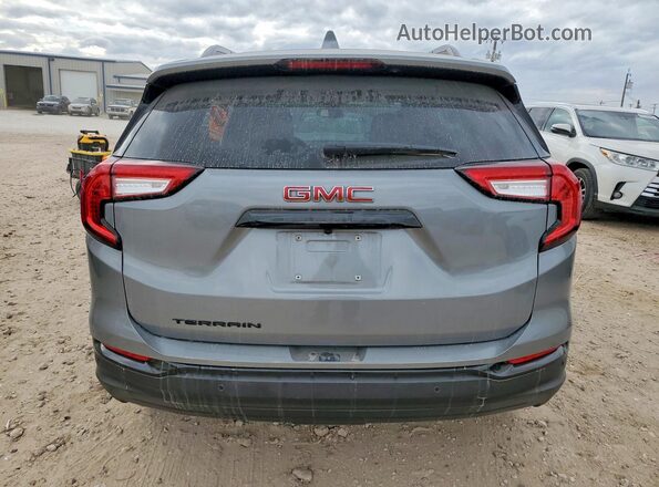 3GKALMEGXRL385595 2024 GMC TERRAIN Silver Widok z tyłu
