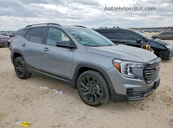 3GKALMEGXRL385595 2024 GMC TERRAIN Silver Przód prawy