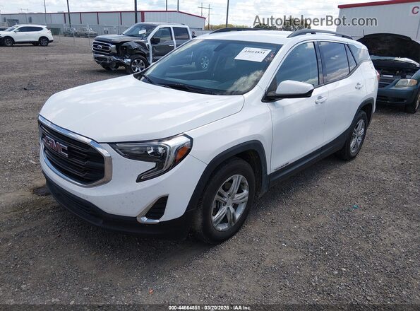 3GKALMEV0JL391683 2018 GMC TERRAIN White Przód lewy