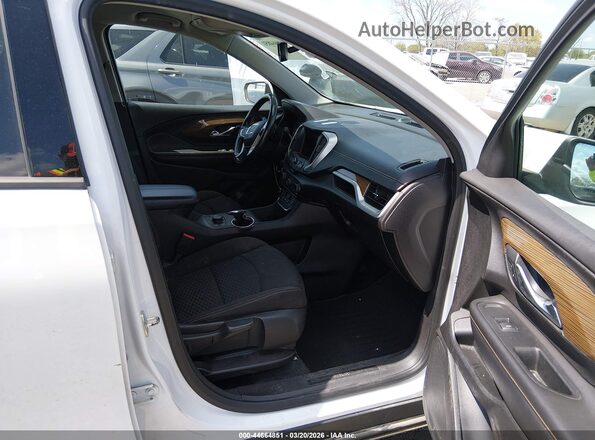 3GKALMEV0JL391683 2018 GMC TERRAIN White Widok wnętrza z przodu