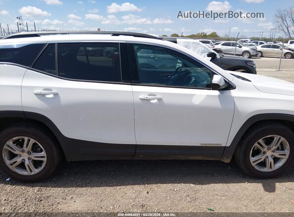 3GKALMEV0JL391683 2018 GMC TERRAIN White Widok wnętrza 360 stopni