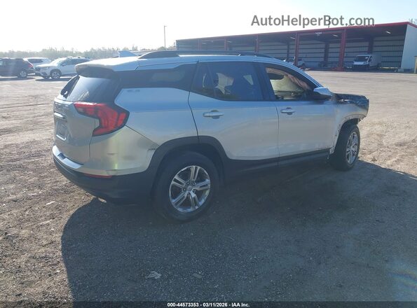 3GKALMEV1JL236253 2018 GMC TERRAIN Silver Tył prawy