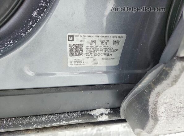 3GKALMEV2KL395171 2019 GMC TERRAIN Gray 