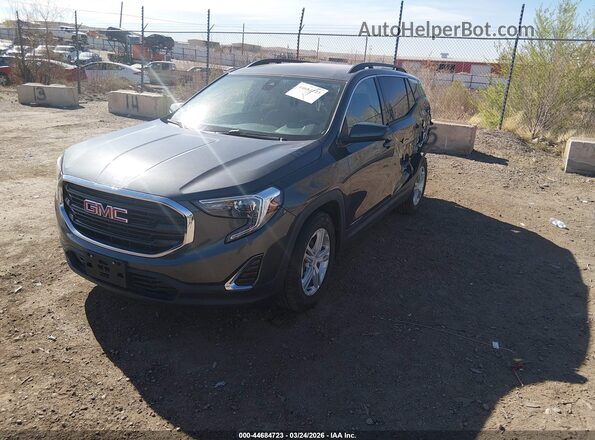 3GKALMEV3LL115498 2020 GMC TERRAIN Gray Przód lewy