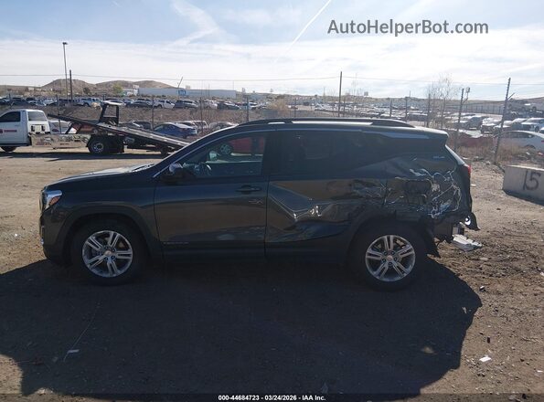3GKALMEV3LL115498 2020 GMC TERRAIN Gray Widok wnętrza 360 stopni