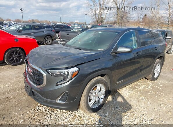 3GKALMEV3ML342319 2021 GMC TERRAIN Черный Передняя левая четверть