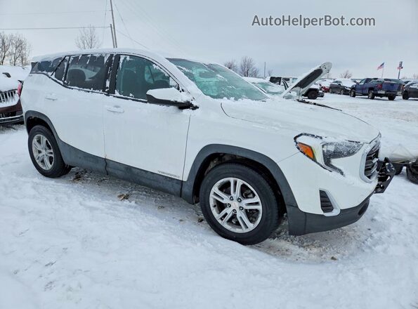3GKALMEV4ML349084 2021 GMC TERRAIN Белый Передняя правая четверть