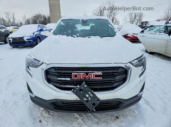 3GKALMEV4ML349084 2021 GMC TERRAIN Белый Вид спереди