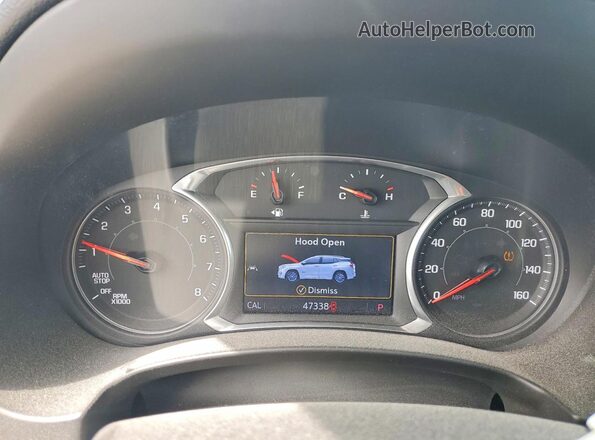 3GKALMEV4ML370310 2021 GMC TERRAIN Gray Widok zestawu wskaźników