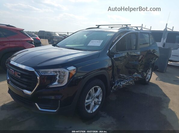 3GKALMEV4NL196899 2022 GMC TERRAIN Black Առջևի ձախ երեք քառորդ տեսարան
