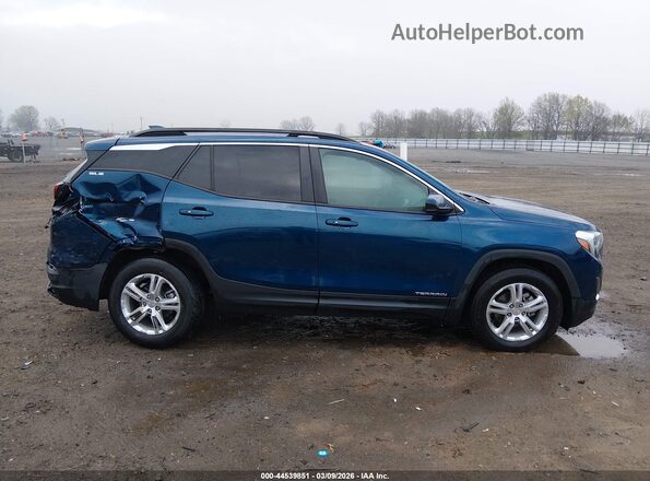 3GKALMEV6ML315602 2021 GMC TERRAIN Синий Вид задней части салона