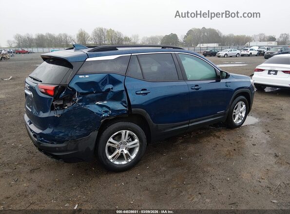3GKALMEV6ML315602 2021 GMC TERRAIN Синий Задняя правая четверть