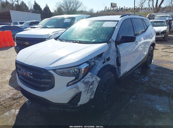 3GKALMEV6ML343593 2021 GMC TERRAIN White Przód lewy