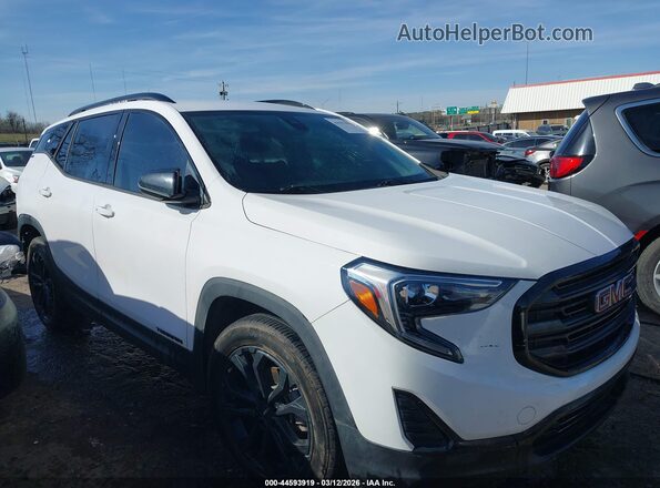 3GKALMEV6ML343593 2021 GMC TERRAIN White Widok wnętrza 360 stopni