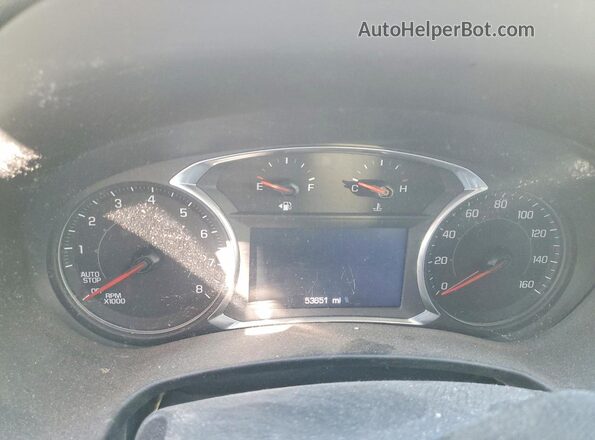 3GKALMEV6ML364346 2021 GMC TERRAIN White Instrument cluster view
