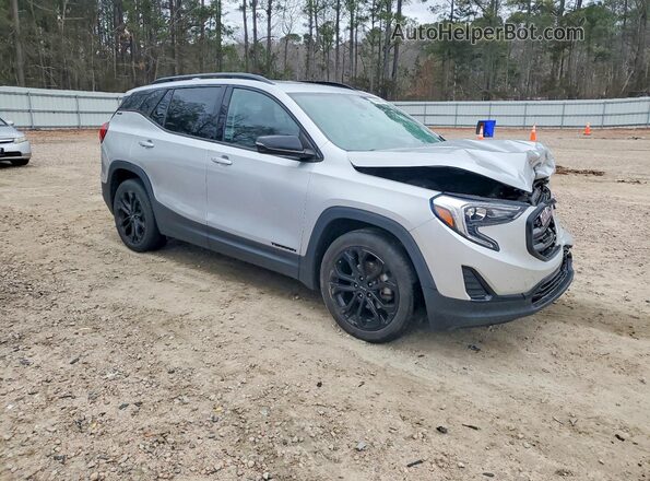 3GKALMEV7ML393127 2021 GMC TERRAIN Silver Передня права чверть