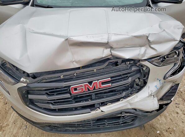 3GKALMEV7ML393127 2021 GMC TERRAIN Silver Вид задньої частини салону
