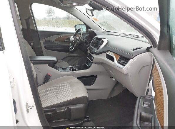 3GKALMEV8JL311854 2018 GMC TERRAIN White წინა სალონის ხედი