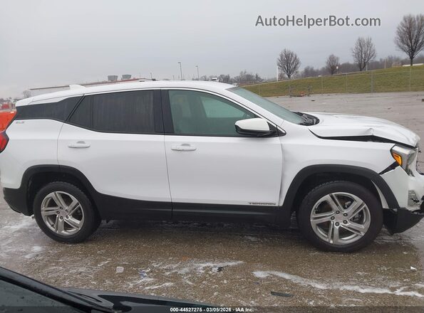 3GKALMEV8JL311854 2018 GMC TERRAIN White უკანა სალონის ხედი