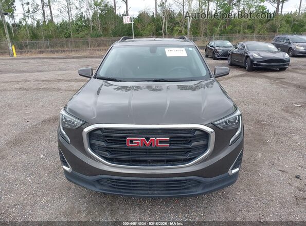 3GKALMEV8KL384613 2019 GMC TERRAIN Gray Սալոնի հետևի տեսք