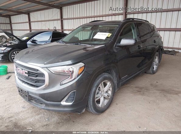 3GKALMEV8LL107137 2020 GMC TERRAIN Gray Передня ліва чверть