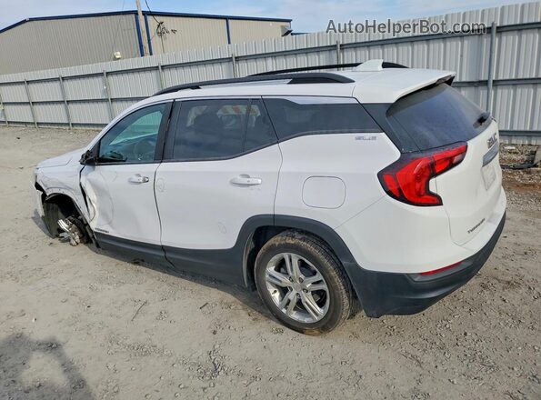 3GKALMEV8ML321482 2021 GMC TERRAIN White Trasero izquierdo