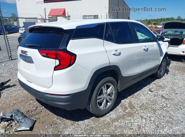 3GKALMEV8ML337780 2021 GMC TERRAIN Белый Задняя правая четверть