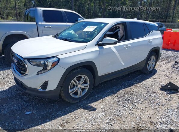 3GKALMEV8ML337780 2021 GMC TERRAIN Белый Передняя левая четверть