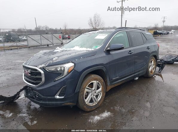 3GKALMEX4JL313294 2018 GMC TERRAIN Blue Przód lewy