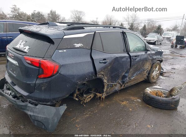 3GKALMEX4JL313294 2018 GMC TERRAIN Blue Tył prawy