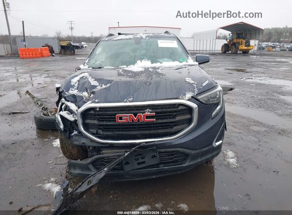 3GKALMEX4JL313294 2018 GMC TERRAIN Blue Widok zestawu wskaźników