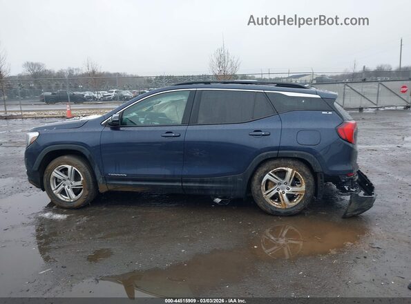 3GKALMEX4JL313294 2018 GMC TERRAIN Blue Widok wnętrza 360 stopni