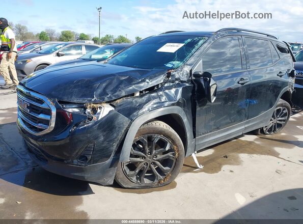 3GKALPEV1ML364417 2021 GMC TERRAIN Black Передня ліва чверть