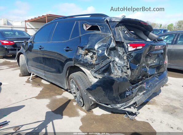 3GKALPEV1ML364417 2021 GMC TERRAIN Black Задня ліва чверть