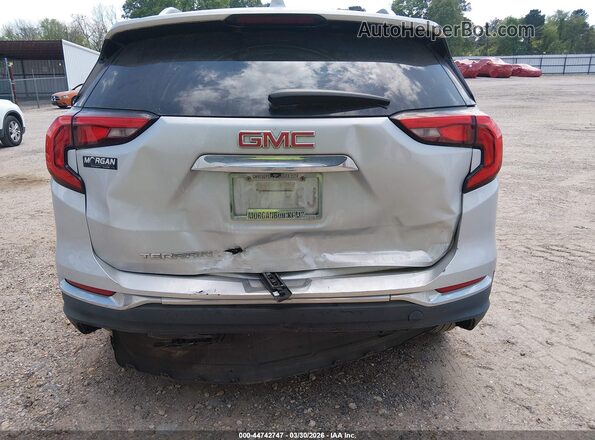 3GKALPEV2KL372524 2019 GMC TERRAIN Silver Front view