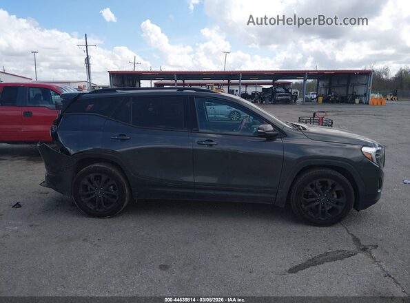 3GKALPEV3ML326395 2021 GMC TERRAIN Black Вид задньої частини салону