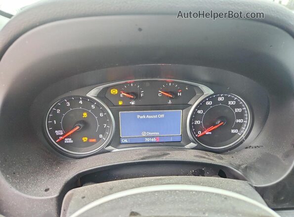3GKALPEV4ML347580 2021 GMC TERRAIN White Вид щитка приладів