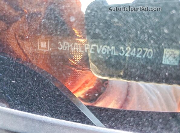 3GKALPEV6ML324270 2021 GMC TERRAIN Бордовый Вид наклейки с VIN-кодом