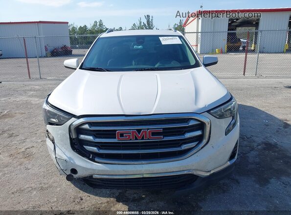 3GKALPEV9ML325056 2021 GMC TERRAIN Cream Instrument cluster view