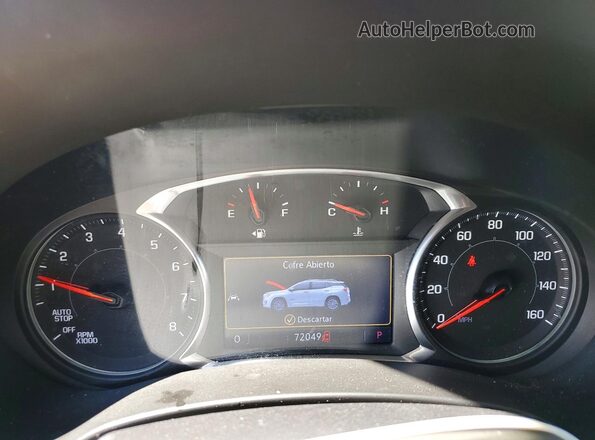 3GKALPEVXML322439 2021 GMC TERRAIN Gray Սարքավորումների վահանակի տեսք