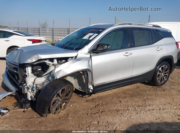 3GKALPEX8LL189633 2020 GMC TERRAIN Серебряный Передняя левая четверть