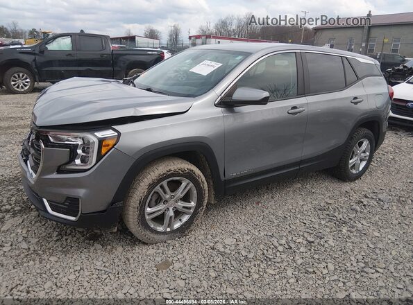 3GKALTEG3PL251745 2023 GMC TERRAIN Silver Առջևի ձախ երեք քառորդ տեսարան
