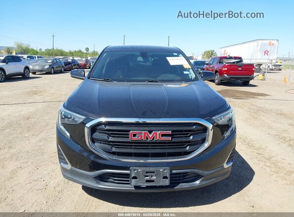 3GKALTEV0JL366745 2018 GMC TERRAIN Black Widok zestawu wskaźników