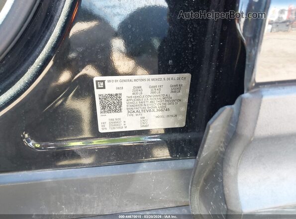 3GKALTEV0JL366745 2018 GMC TERRAIN Black Widok komory silnika